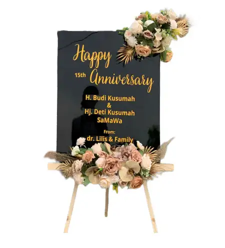 Papan Bunga Akrilik cikalong