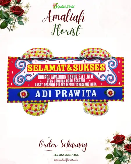 Papan Bunga Ucapan Selamat cikalong